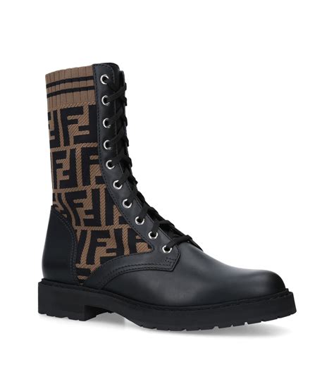 fendi logo boots.